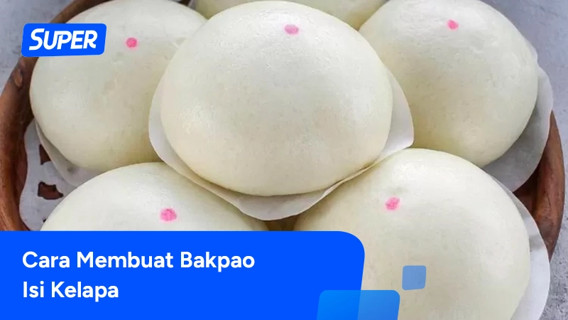cara membuat bakpao isi kelapa