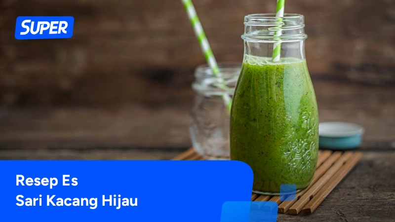resep es sari kacang hijau