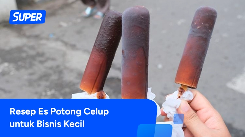 es potong celup cokelat