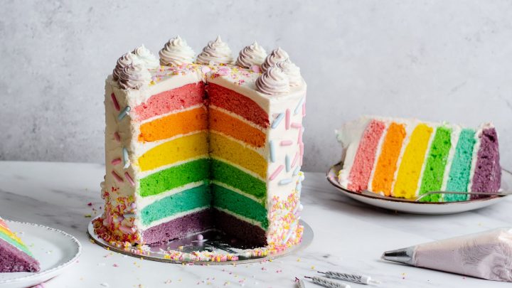 Resep Rainbow Cake Lembut Dan Mudah, Anti Bantet!