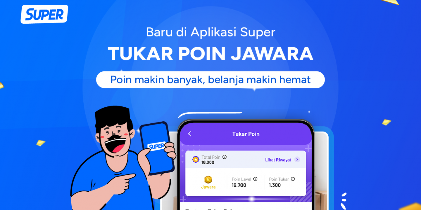 BARU: Fitur Tukar Poin Khusus Untuk Para Jawara, Bikin Belanja Makin Hemat