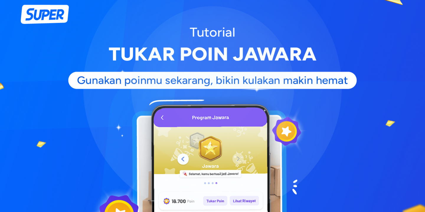 Tutorial Tukar Poin di Aplikasi Super. Poin Makin Banyak, Belanja Makin ...