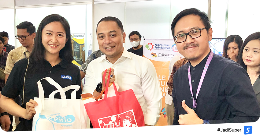 SuperApp sebagai model perusahaan rintisan asal Surabaya berpartisipasi dalam Startup Fest 2.0
