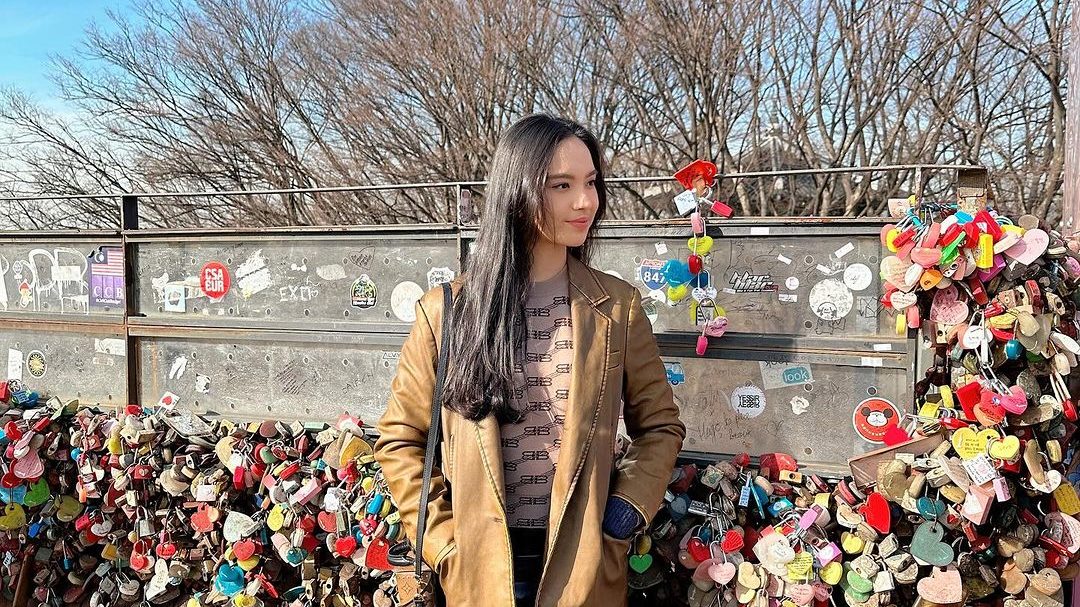 Lyodra liburan ke Korea